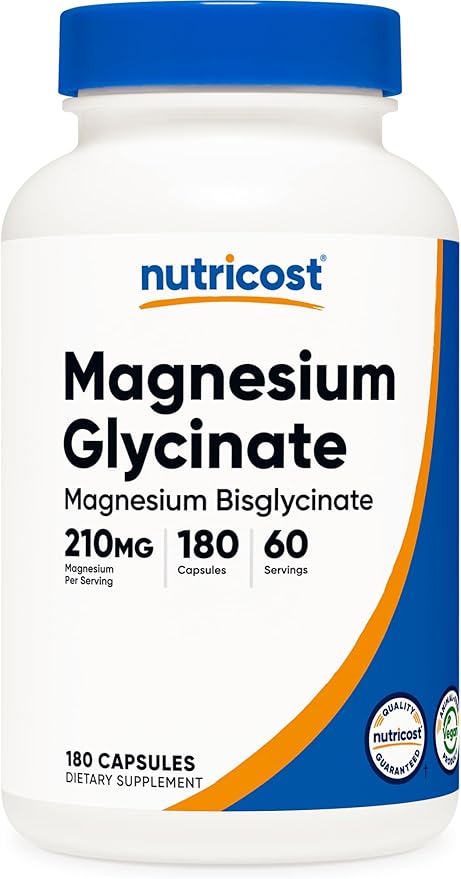 Bisglicinato de magnesio 180caps | Nutricost