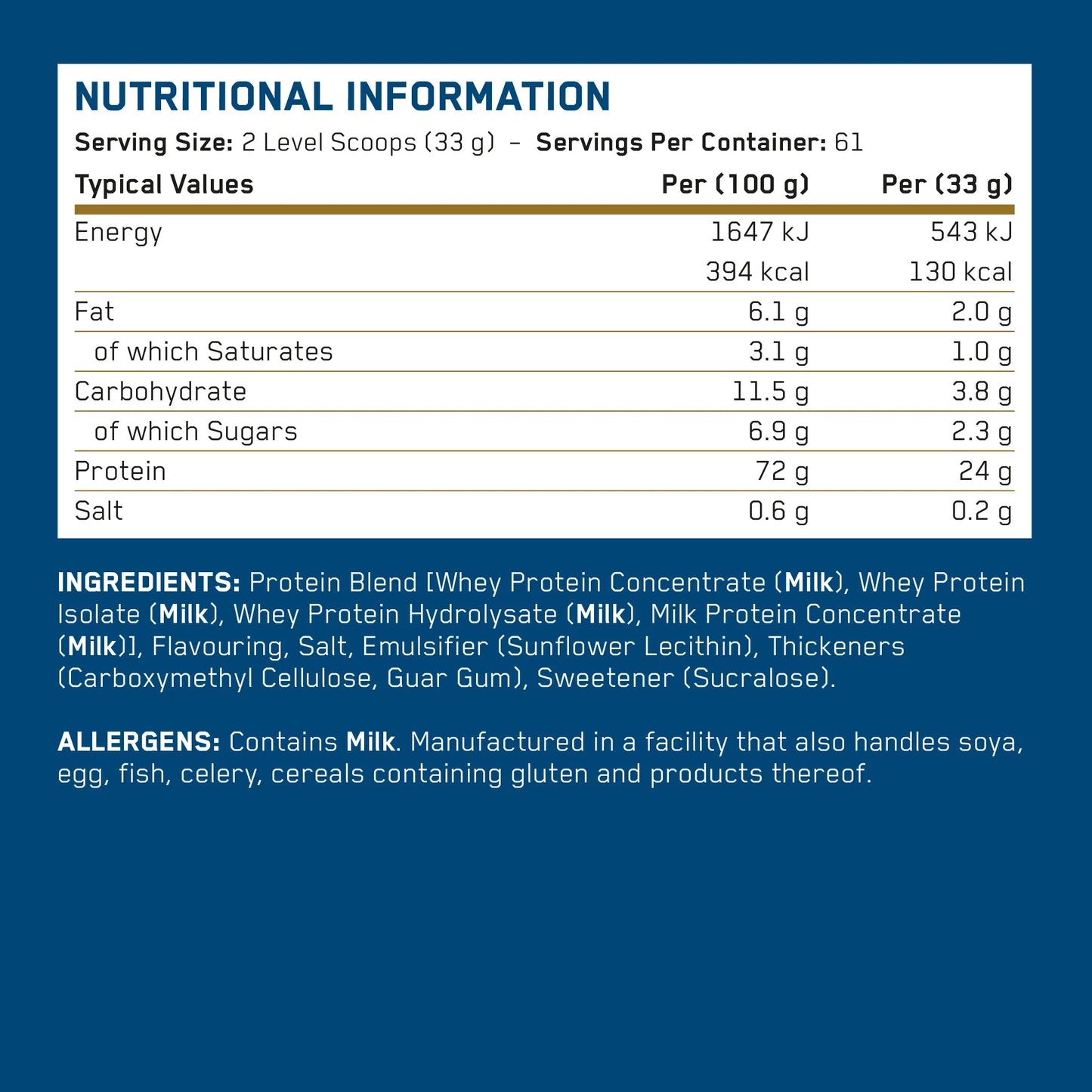 Critical Whey Advance Protein 5Lbs | Applied Nutrition