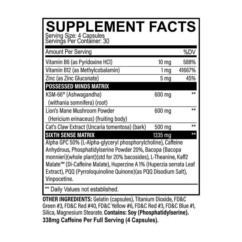 Brain Waves - Supreme Focus Nootropic | BLACK MAGIC