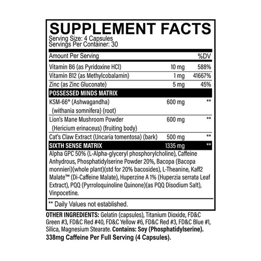 Brain Waves - Supreme Focus Nootropic | BLACK MAGIC