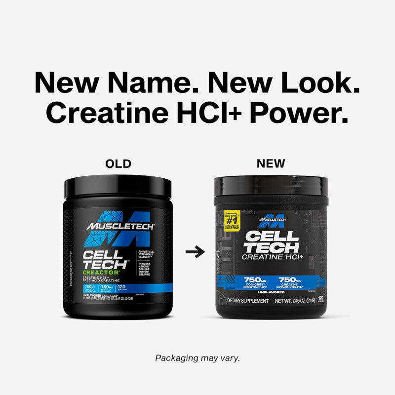 Cell Tech Creatina Monohidratada HCL+ | Muscletech