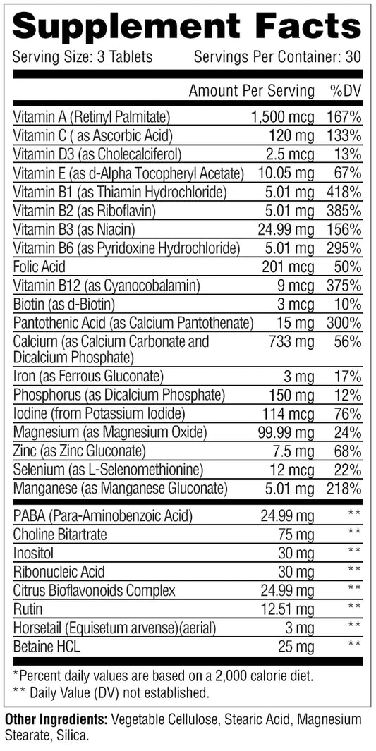 Hair Skin And Nails 90 Caps | Metabolic Nutrition