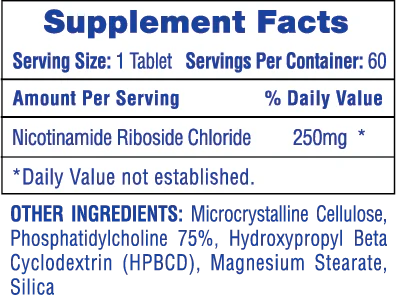Liposomal NAD +, 60 Tablets | Hi tech