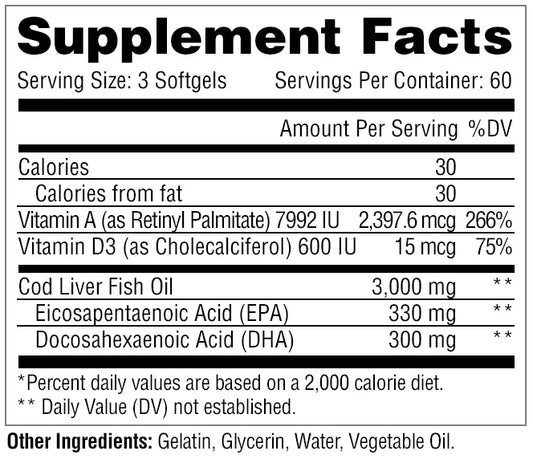 Omega 3 180caps | Metabolic Nutritiion