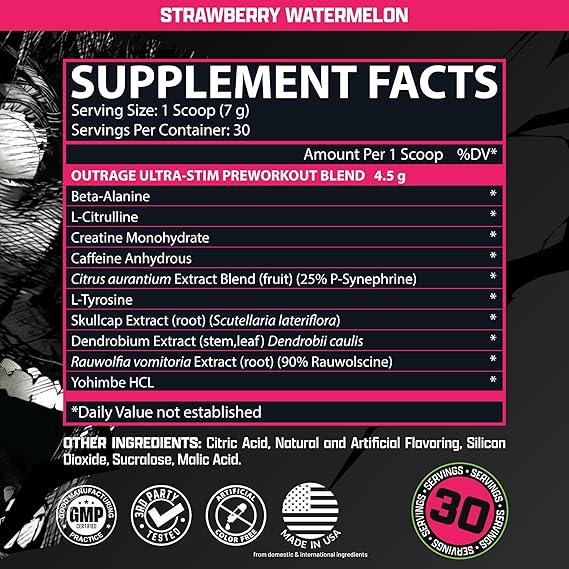 Out Range Ultra Stim 30 servicios | Nutrex