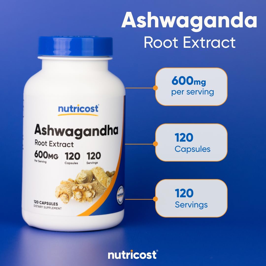 Ashwagandha | 120 capsulas | Nutricost