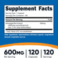Ashwagandha | 120 capsulas | Nutricost