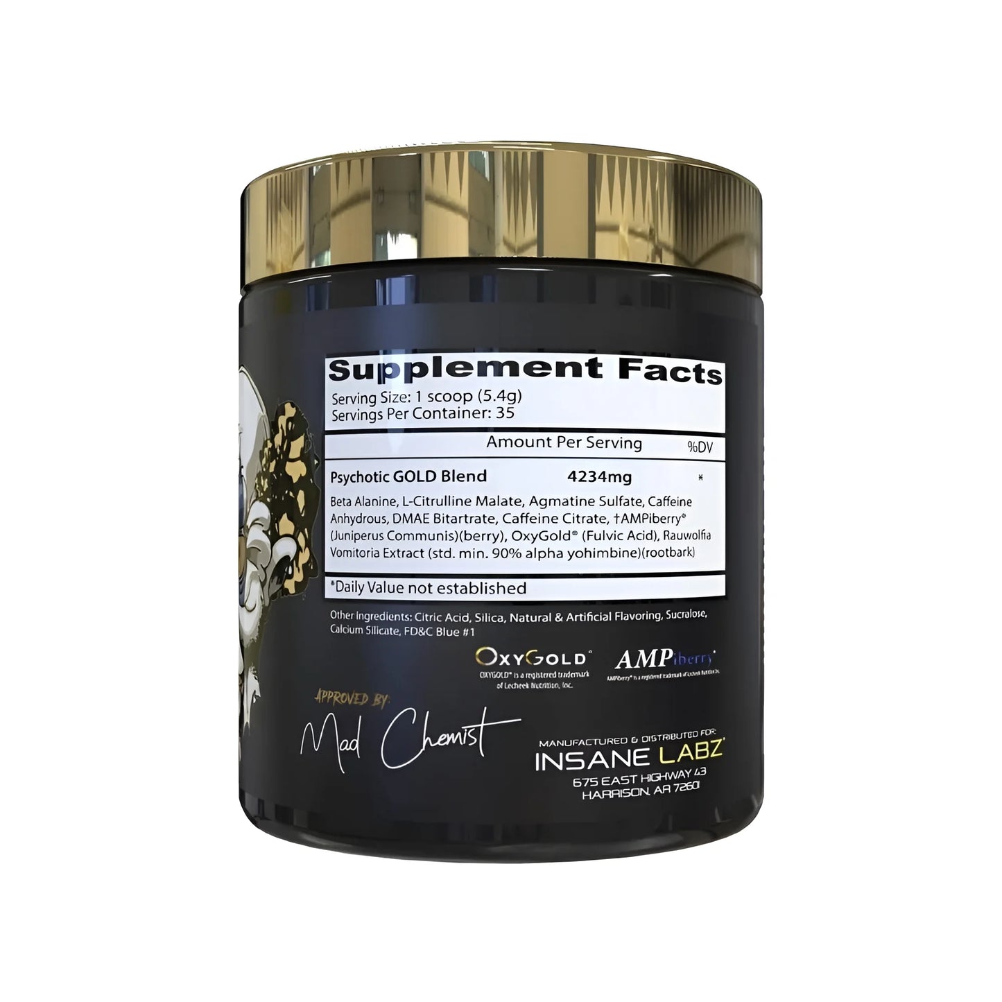Psychotic Gold 35 servs  | Insane labz