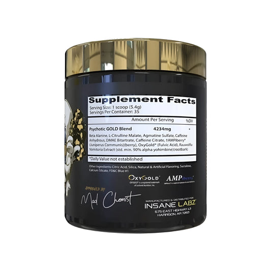 Psychotic Gold 35 servs  | Insane labz