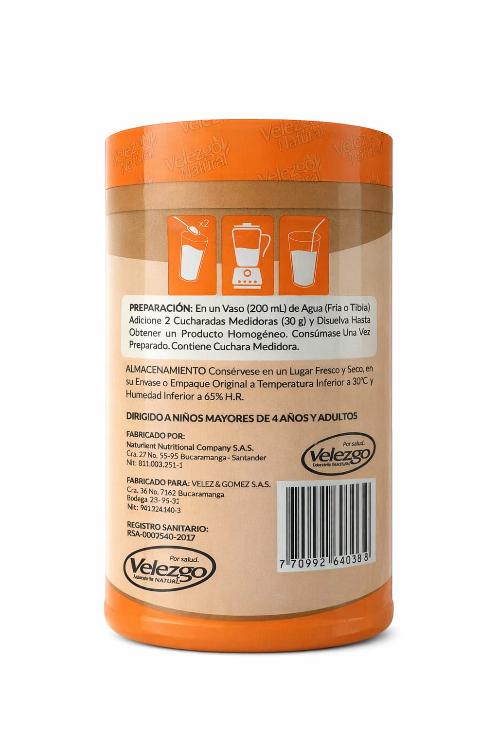 Activel 800gr / 400gr | Velezgo