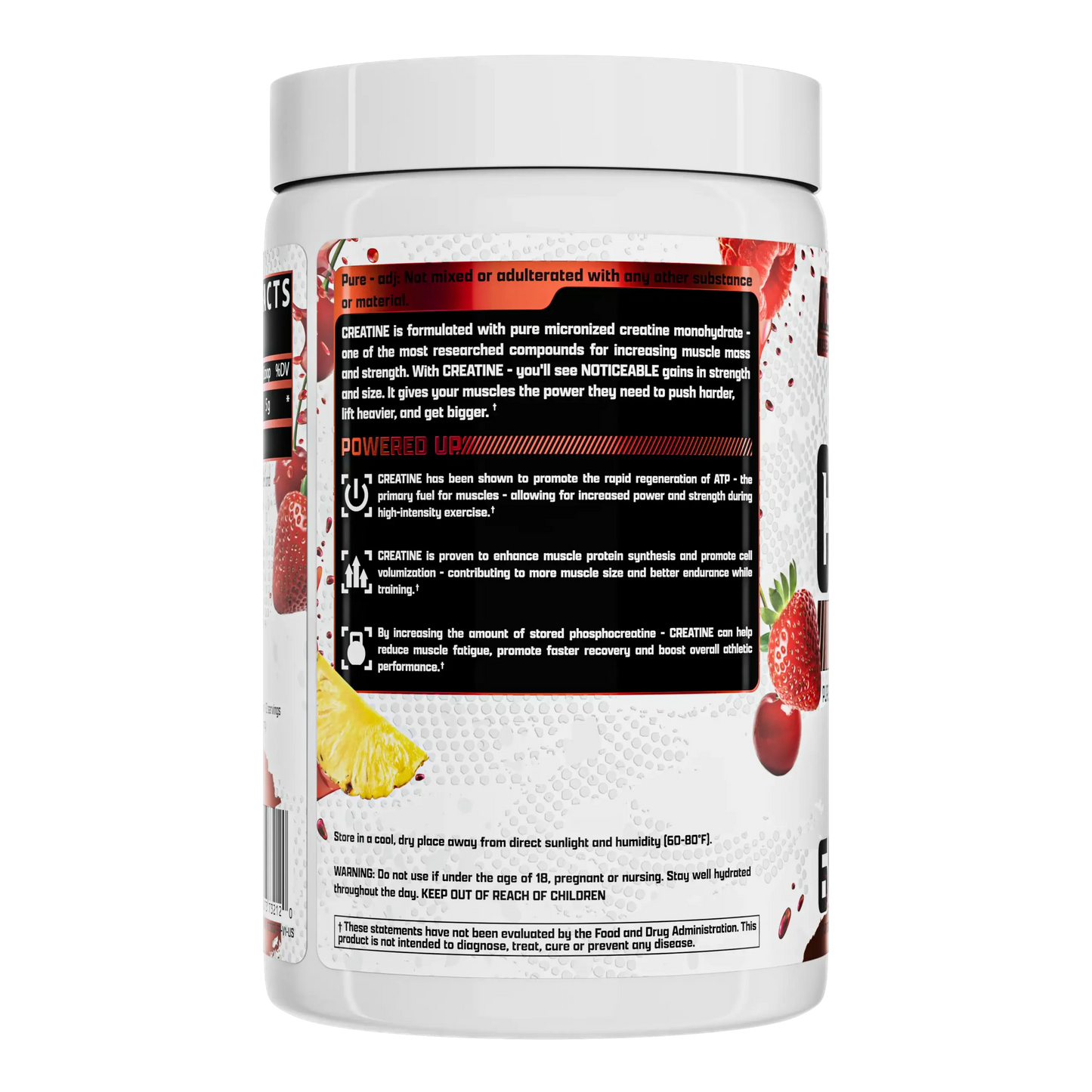Creatina monohidratada 60 servs | Nutrex - fresa sandia