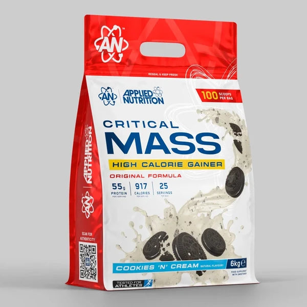 Critical High Mass Gainer 6kg | Applied Nutrition - Cookies and Cream