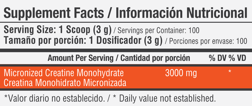 Creatina monohidratada 300g | Healthy Sports