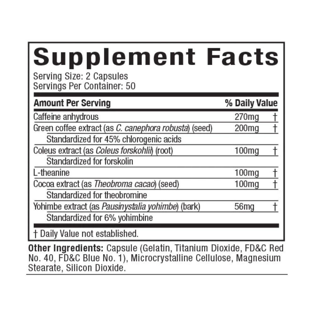 Hydroxycut Hardcore Elite 100 Capsulas | MuscleTech