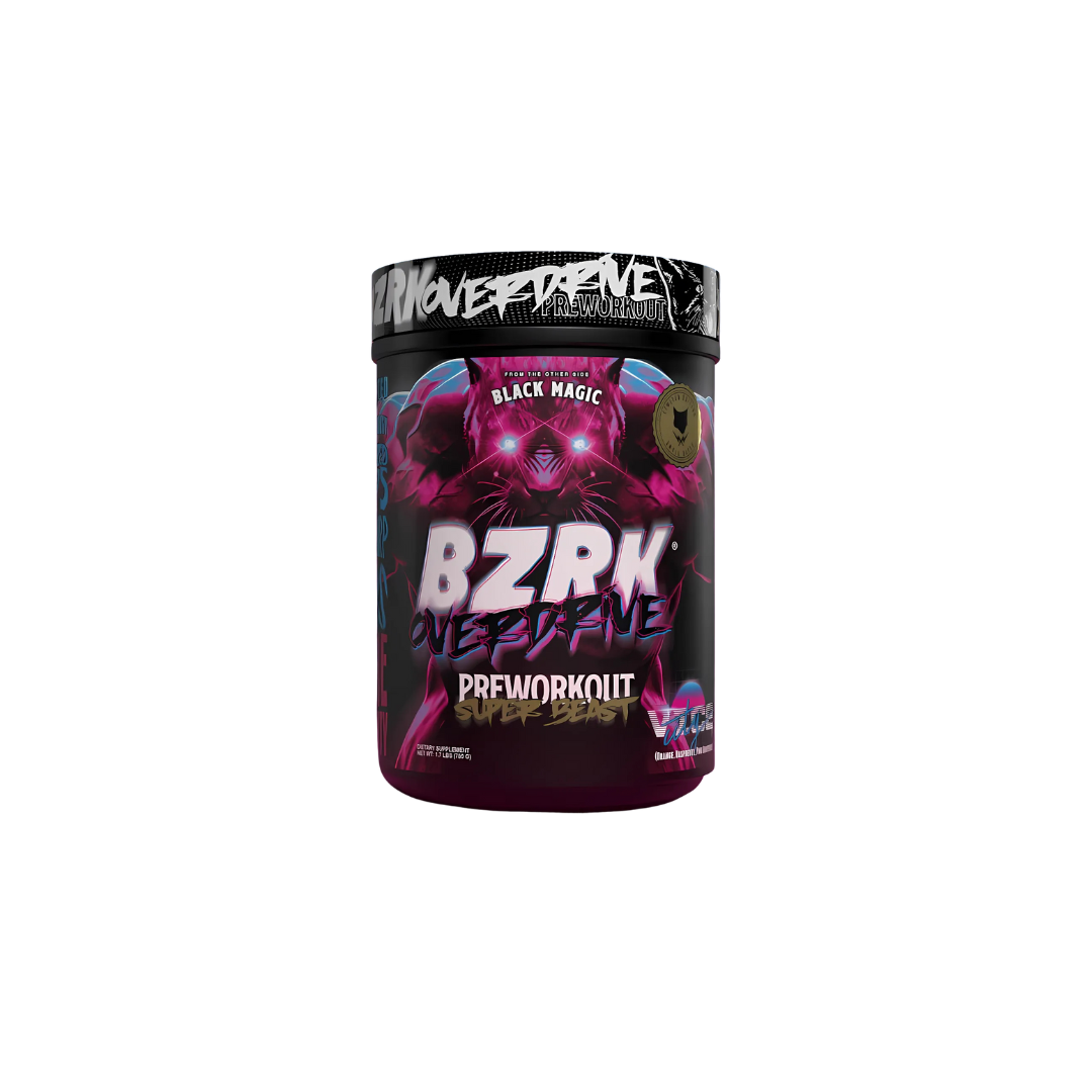 BZRK OVERDRIVE PRE-WORKOUT (40 SERVINGS) | BLACK MAGIC