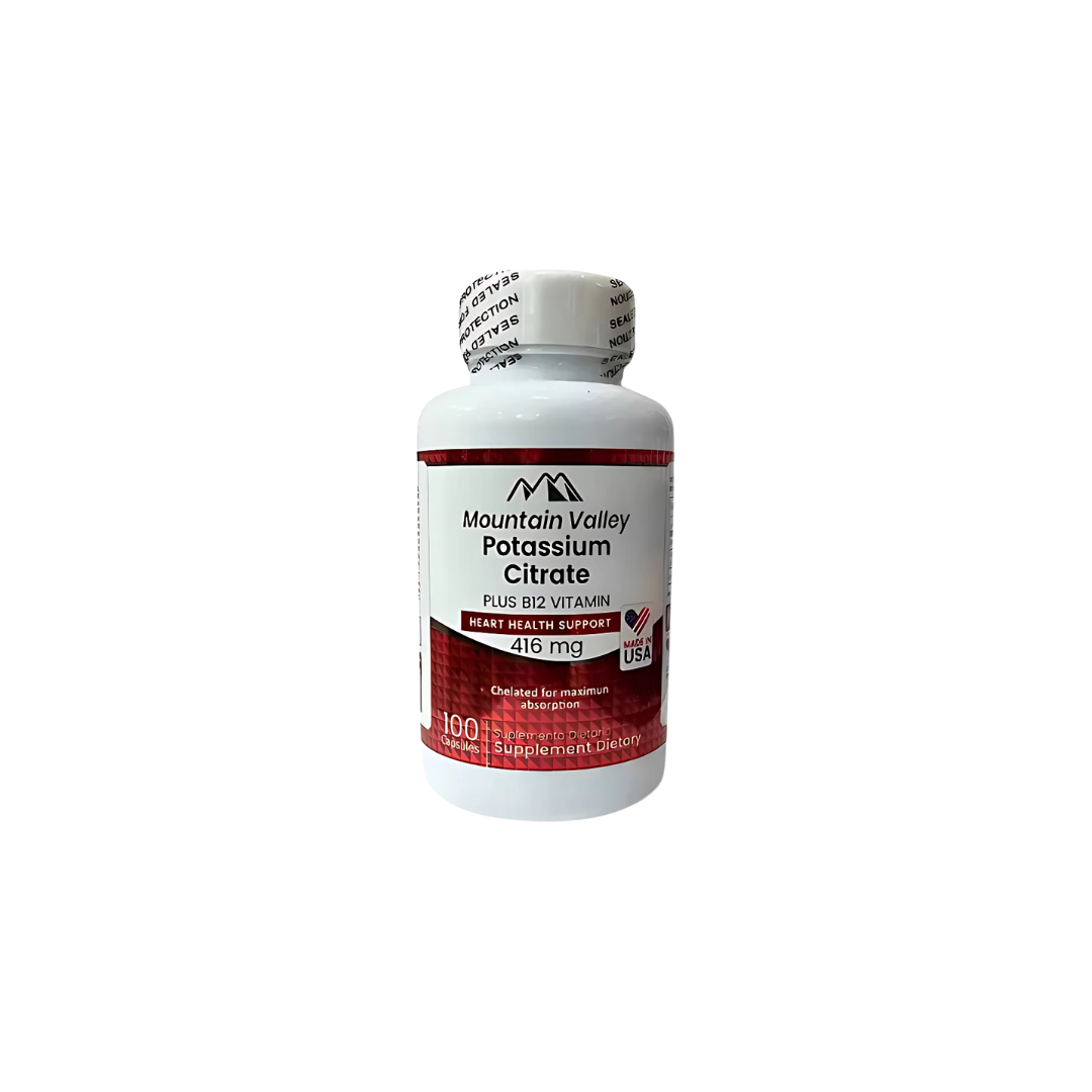 Citrato De Potasio X 100 Caps | Mountain Valley