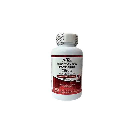 Citrato De Potasio X 100 Caps | Mountain Valley