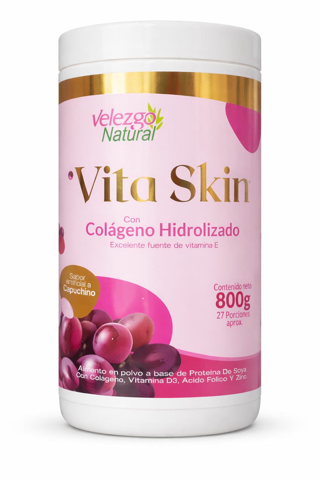 Vitaskin Colágeno hidrolizado y Biotina 800g | Velezgo