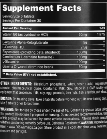 GH Max 180 tabletas | Universal Nutrition