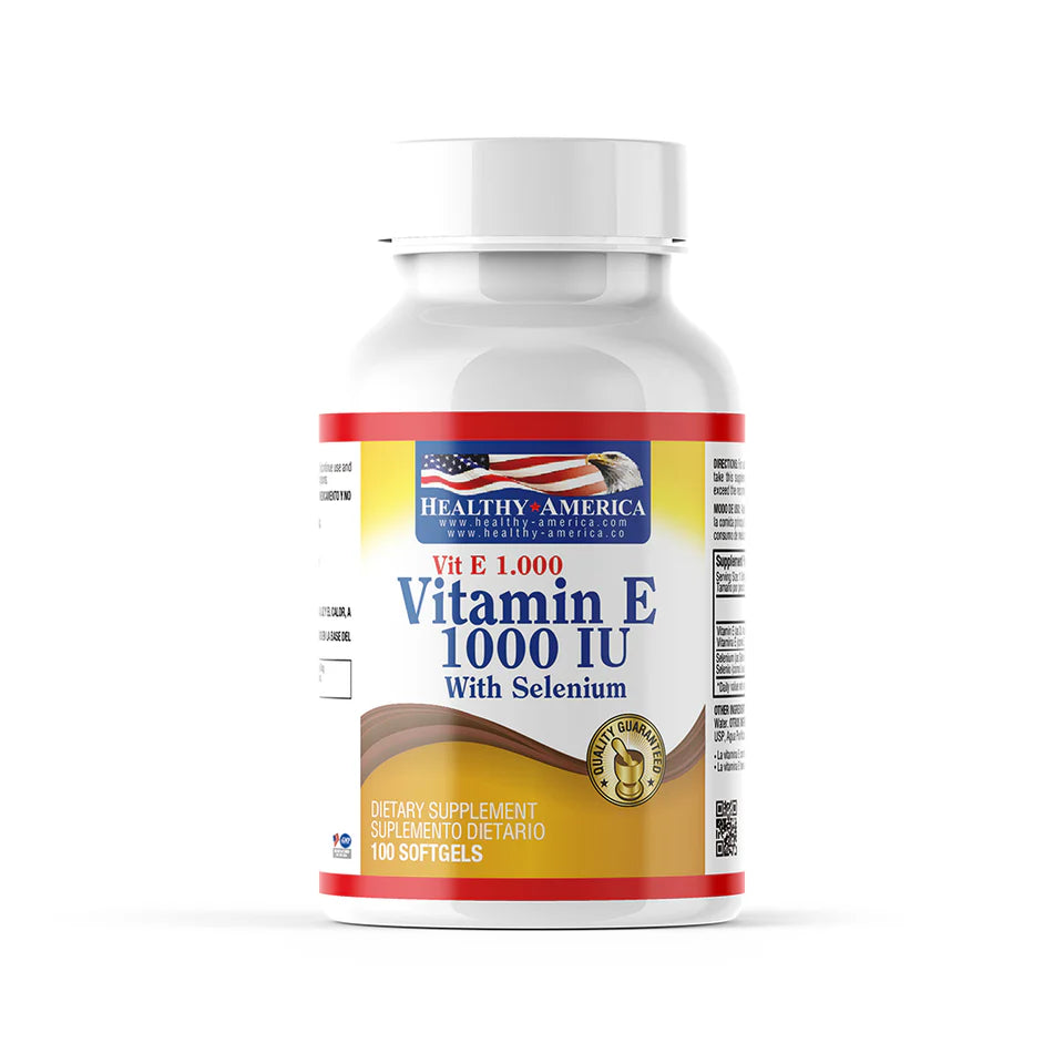 VITAMINA E 100 caps | Healthy america